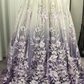 Charming V Neck Backless A-Line Flowers Appliques Formal Party Dress MD7189