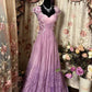 Elegant Sweetheart A-Line Appliques Chiffon Long Prom Dress, D44