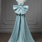 Light Blue Straps Mermaid Long Formal Party Dress Evening Gown MD7786