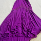 Purple Spaghetti Straps Appliques Long Party Dress Evening Gown, MD7865