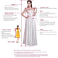 Ball Gown Midi Prom Dresses V Neck Lace Appliques M5147