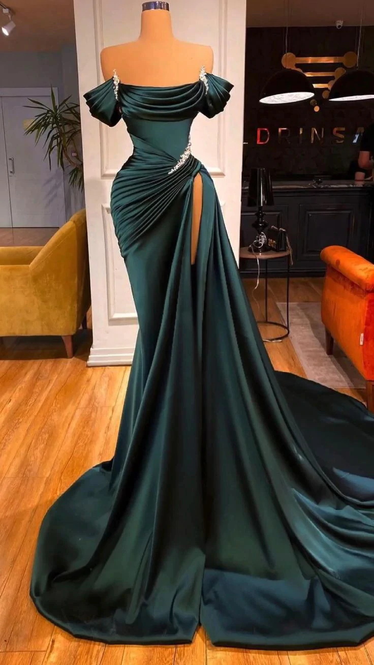 Fashion green Evening Dress, Long Prom Dresses M5773